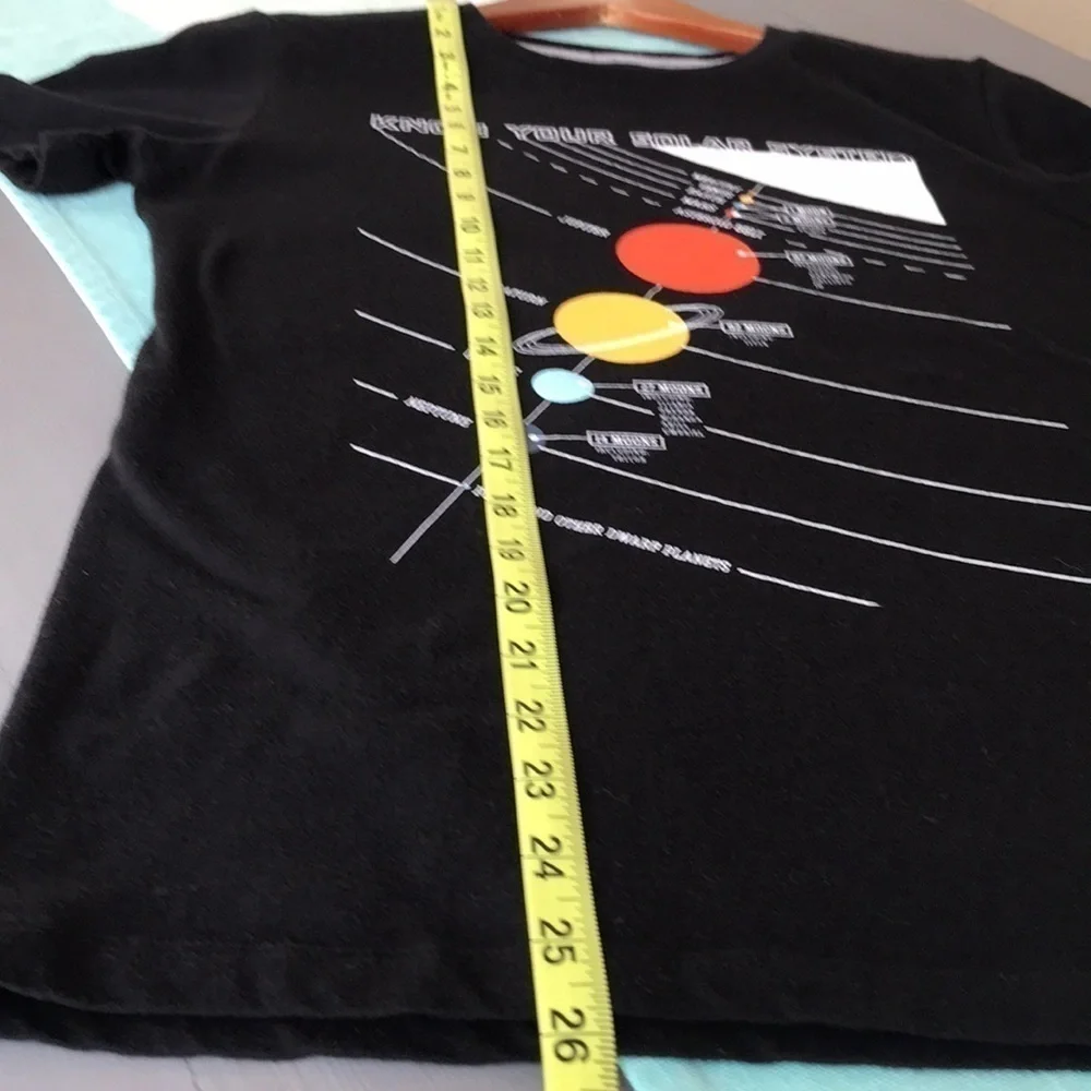 Old Navy Solar System Graphic Tee XL Kids Space Science Shirt
